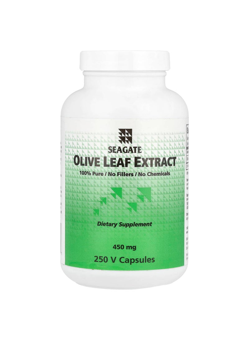 Olive Leaf Extract, 450 mg, 250 V Capsules